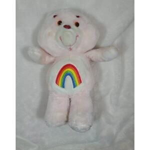 Vintage 1983 Kenner Care Bears Cheer Rainbow Bear